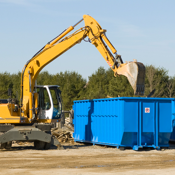 are there any restrictions on where a residential dumpster can be placed in Pembroke